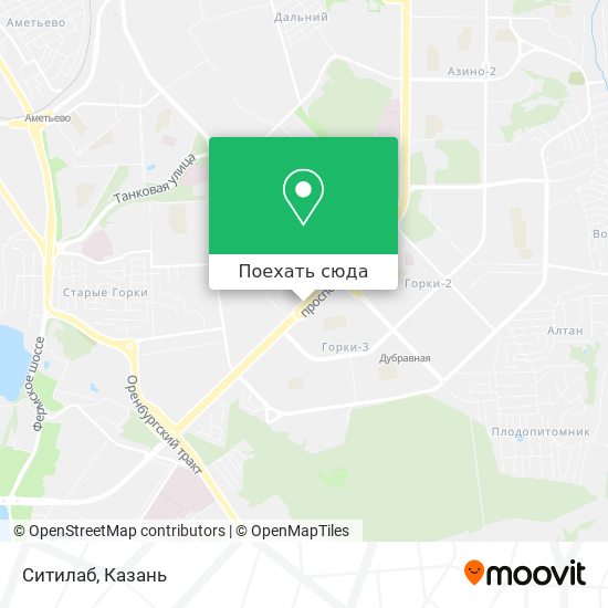 Карта Ситилаб