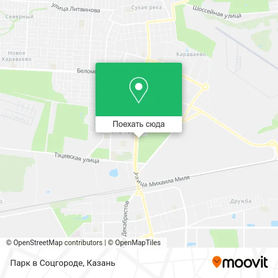 Карта Парк в Соцгороде