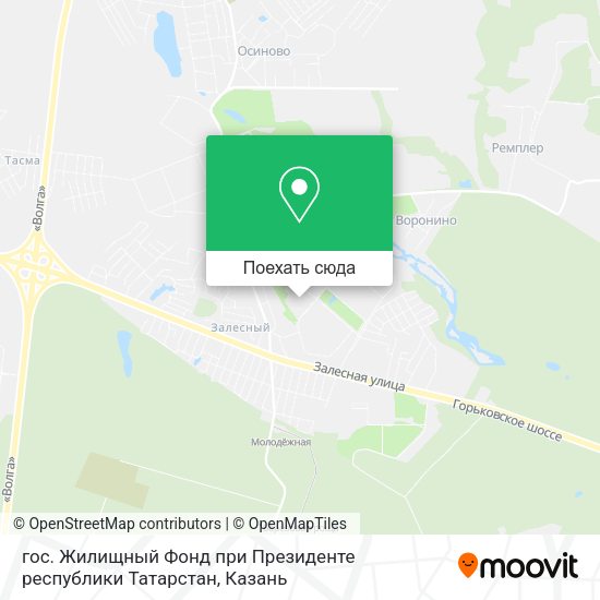 Карта гос. Жилищный Фонд при Президенте республики Татарстан