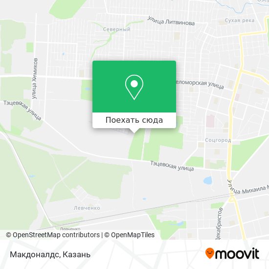 Карта Макдоналдс