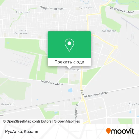 Карта РусАлка