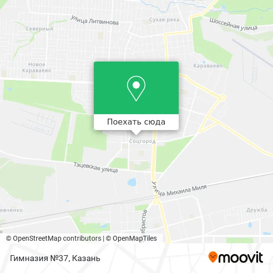 Карта Гимназия №37