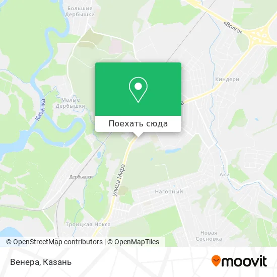 Карта Венера