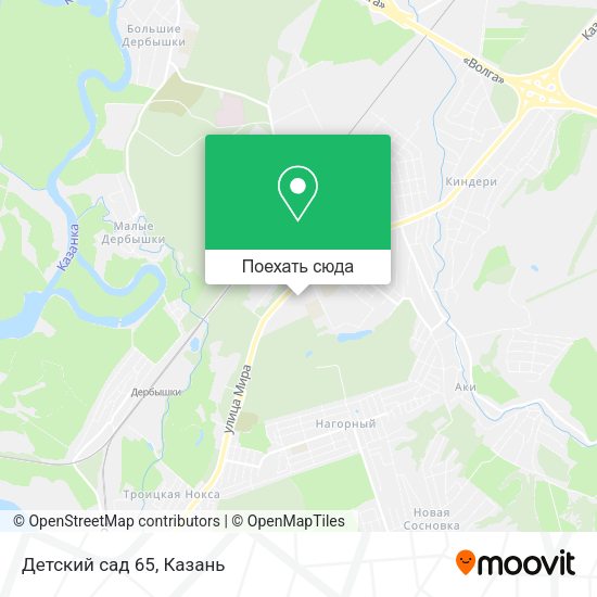 Карта Детский сад 65