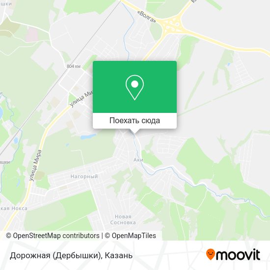 Карта Дорожная (Дербышки)