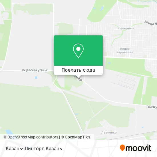 Карта Казань-Шинторг