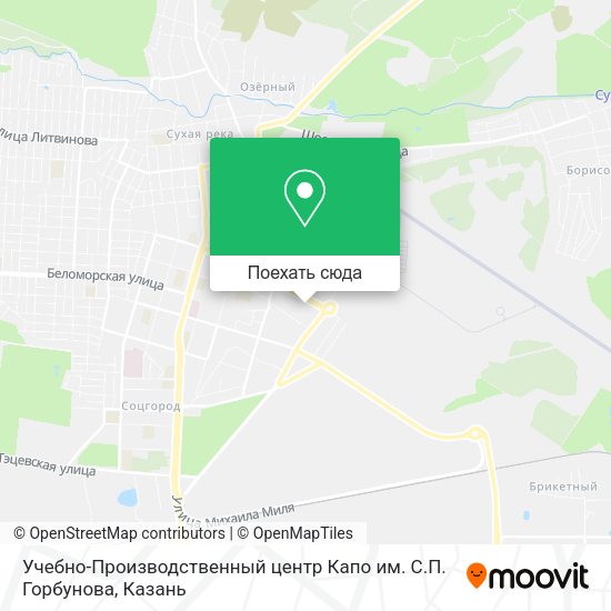 Карта Учебно-Производственный центр Капо им. С.П. Горбунова