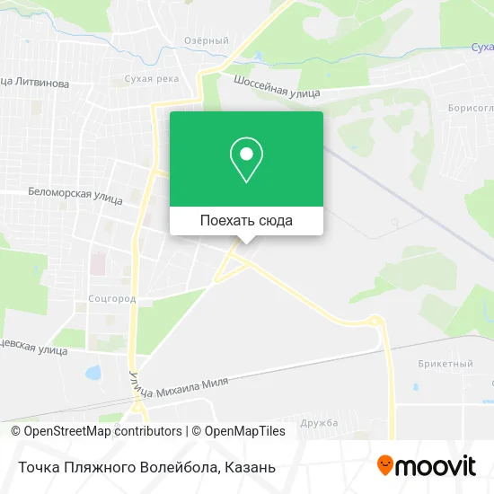Карта Точка Пляжного Волейбола