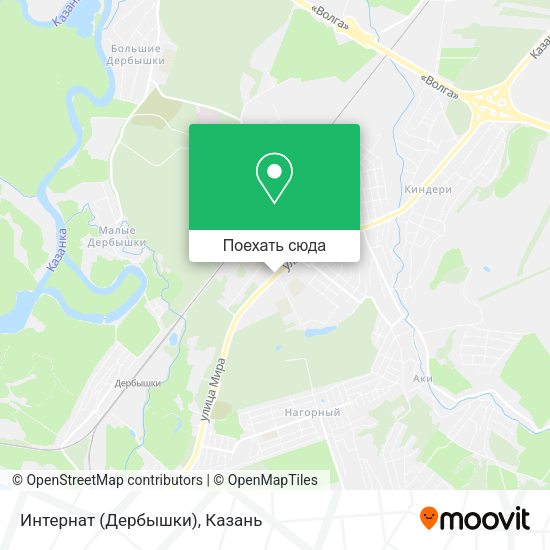 Карта Интернат (Дербышки)