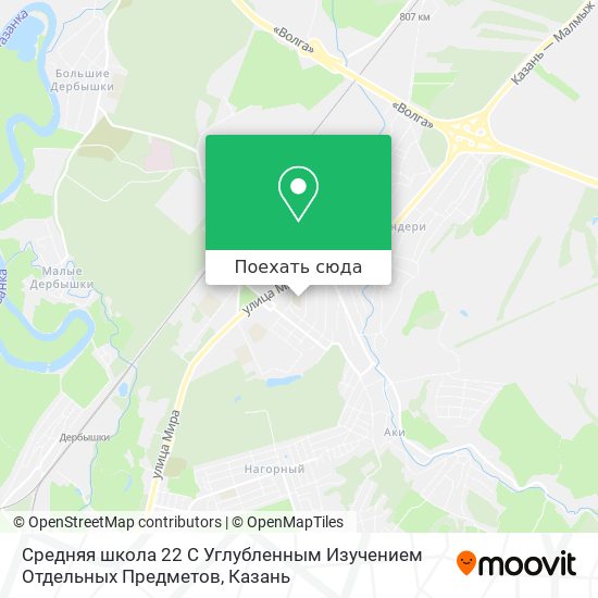 Карта Средняя школа 22 С Углубленным Изучением Отдельных Предметов