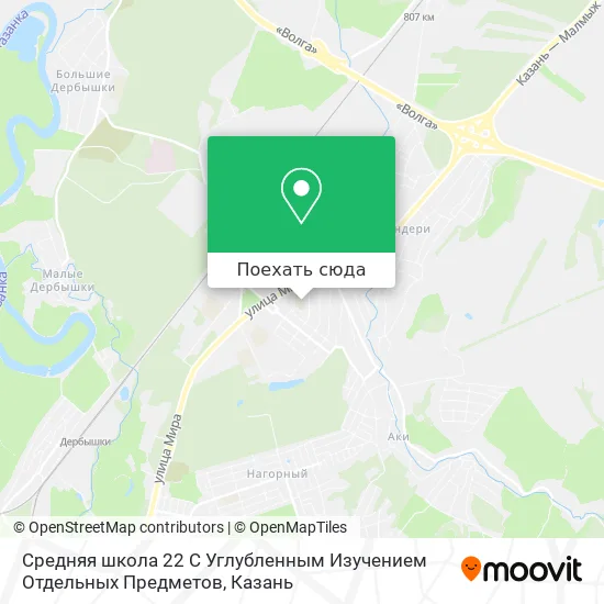 Карта Средняя школа 22 С Углубленным Изучением Отдельных Предметов