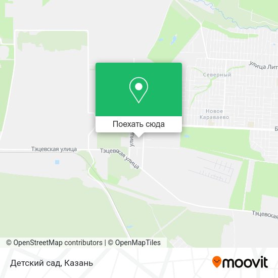 Карта Детский сад