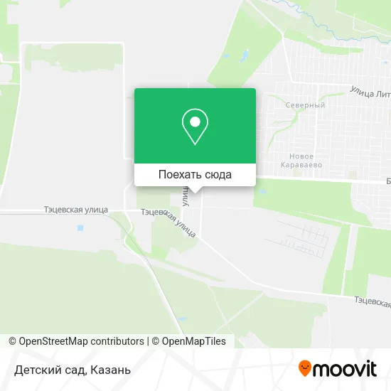 Карта Детский сад