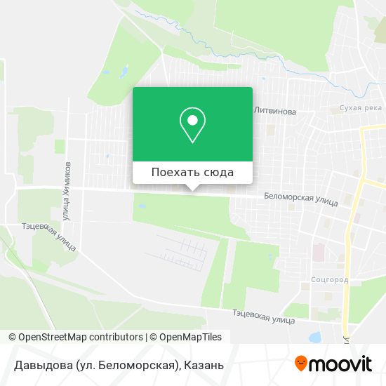 Карта Давыдова (ул. Беломорская)