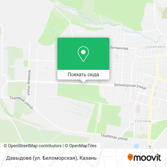 Карта Давыдова (ул. Беломорская)