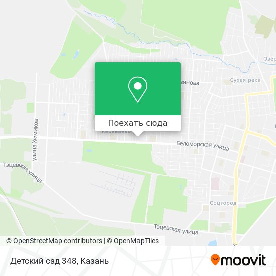 Карта Детский сад 348
