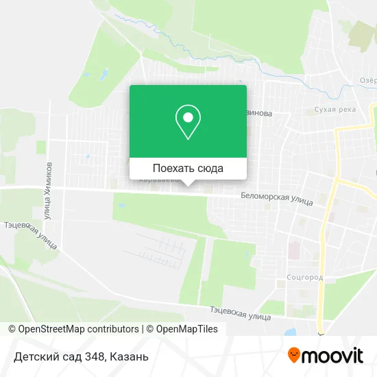 Карта Детский сад 348