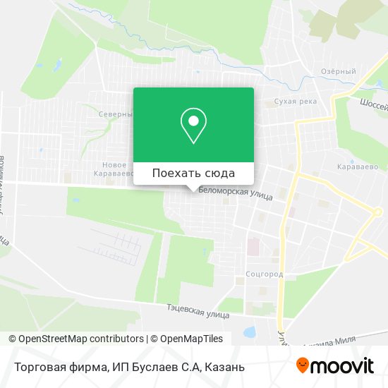 Карта Торговая фирма, ИП Буслаев С.А