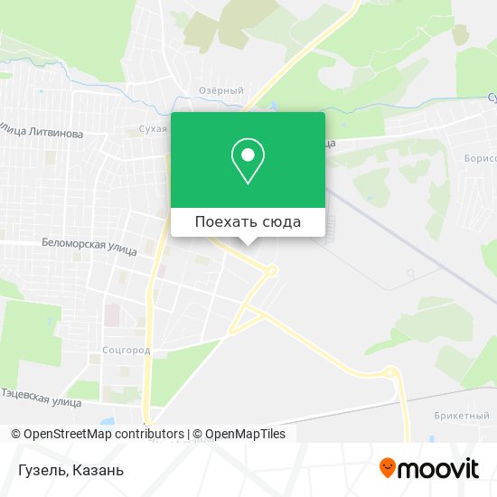 Карта Гузель