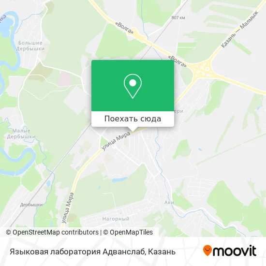 Карта Языковая лаборатория Адванслаб