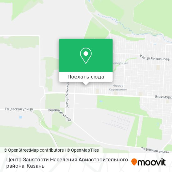 Карта Центр Занятости Населения Авиастроительного района