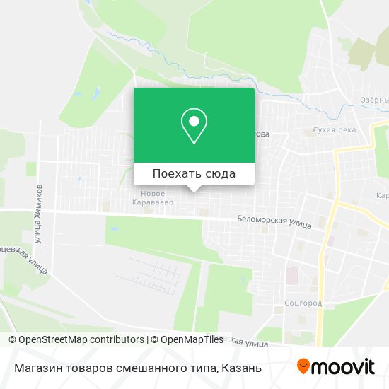 Карта Магазин товаров смешанного типа