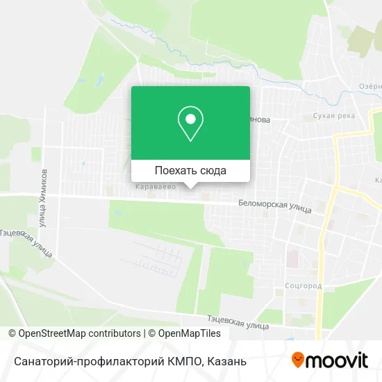Карта Санаторий-профилакторий КМПО