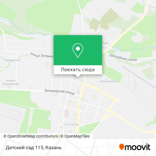 Карта Детский сад 115