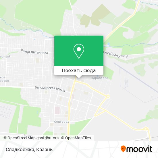 Карта Сладкоежка
