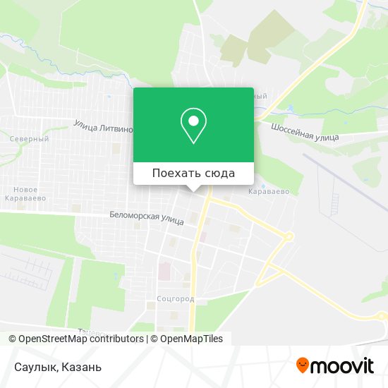 Карта Саулык