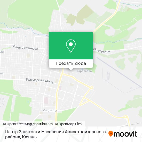 Карта Центр Занятости Населения Авиастроительного района