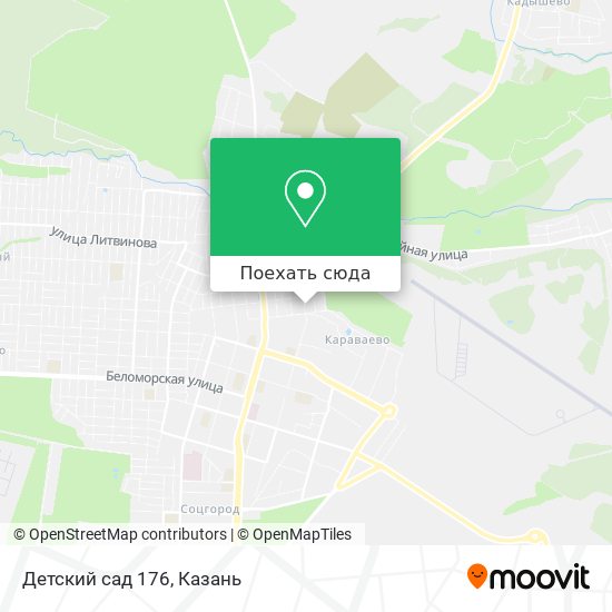 Карта Детский сад 176