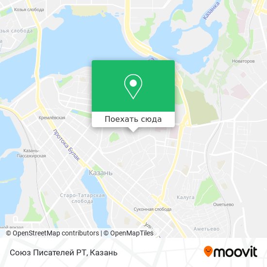 Карта Союз Писателей РТ