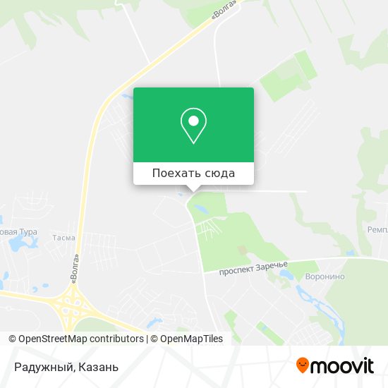 Карта Радужный
