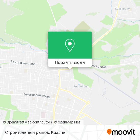 Карта Строительный рынок