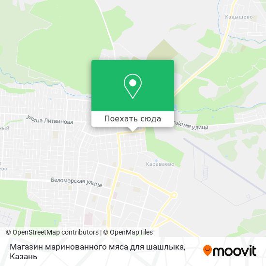 Карта Магазин маринованного мяса для шашлыка