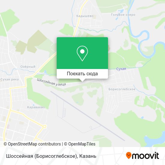 Карта Шоссейная (Борисоглебское)