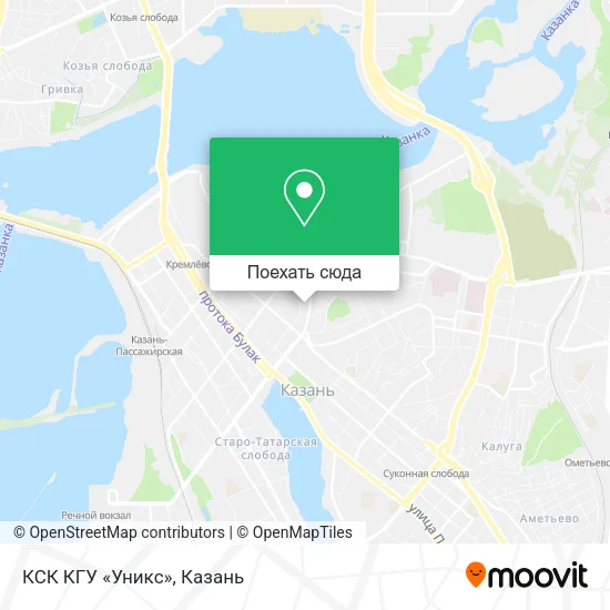 Карта КСК КГУ «Уникс»