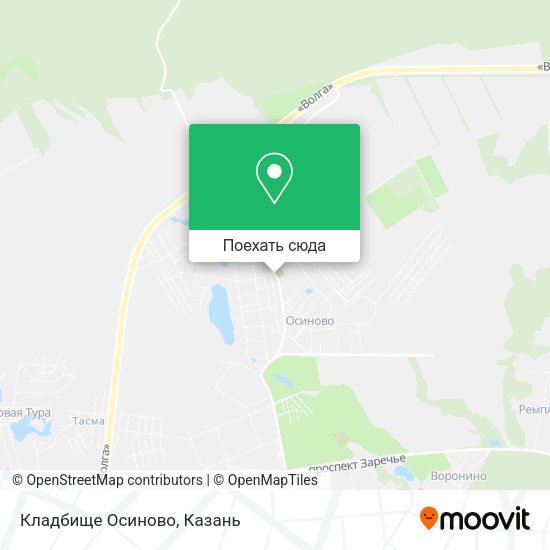 Карта Кладбище Осиново