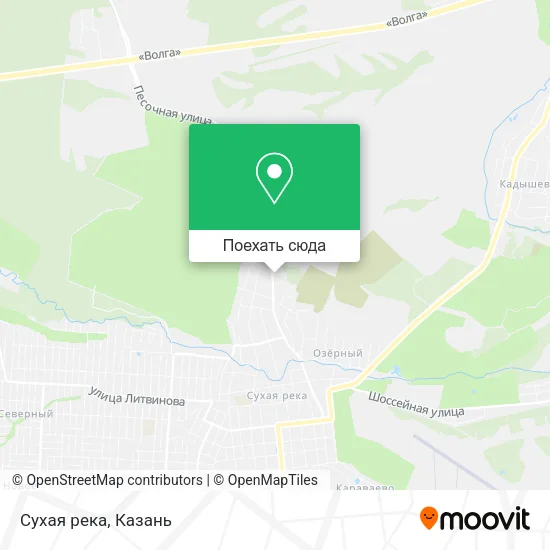 Карта Сухая река