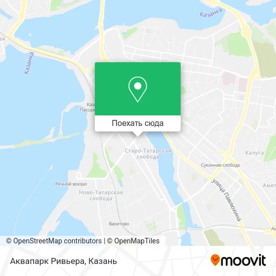 Карта Аквапарк Ривьера