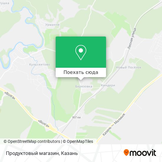 Карта Продуктовый магазин