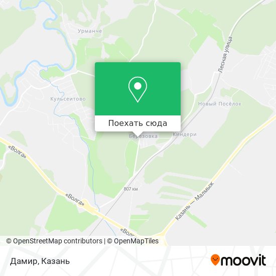 Карта Дамир