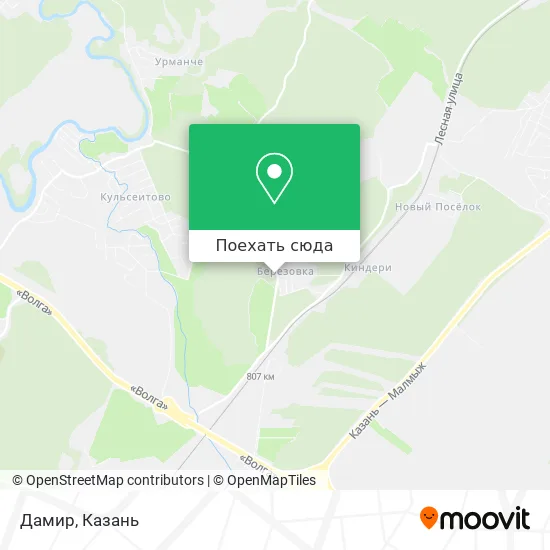Карта Дамир