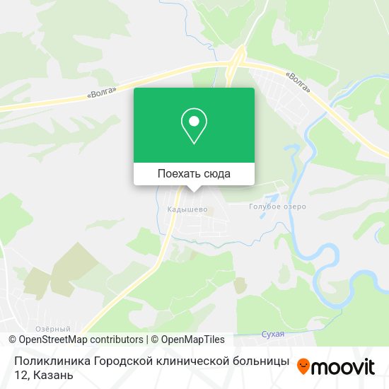 Карта Поликлиника Городской клинической больницы 12