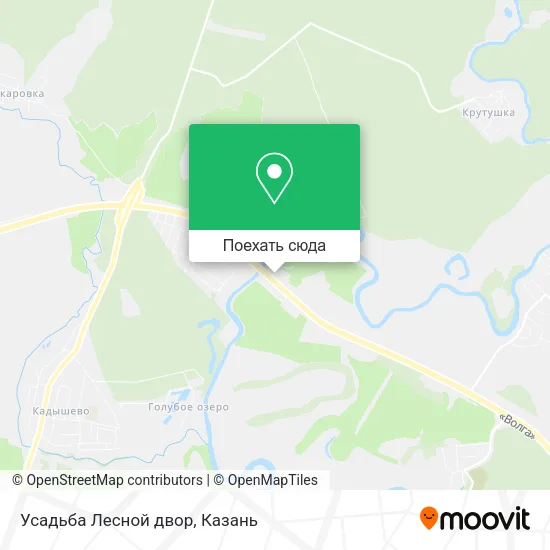 Карта Усадьба Лесной двор