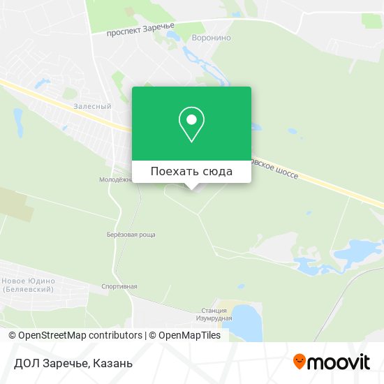 Карта ДОЛ  Заречье