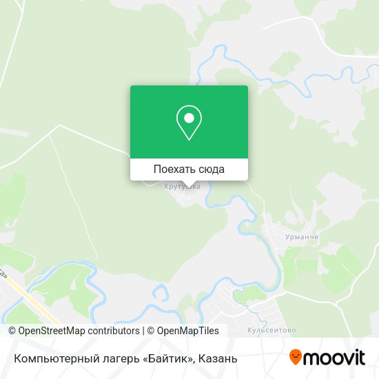 Карта Компьютерный лагерь «Байтик»