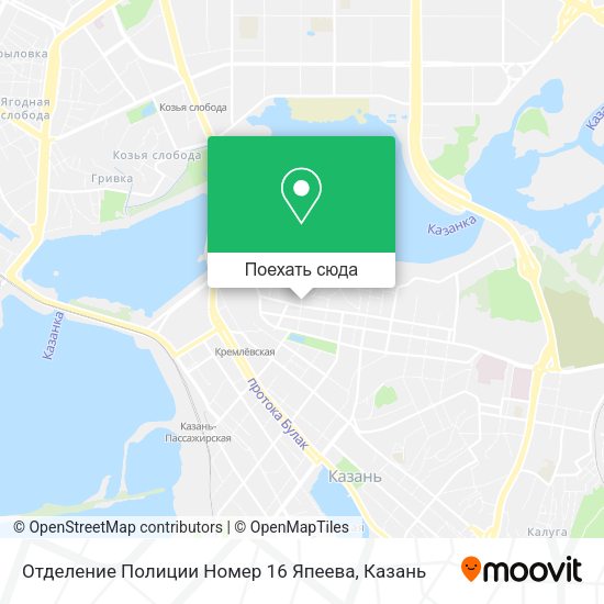 Карта Отделение Полиции Номер 16  Япеева