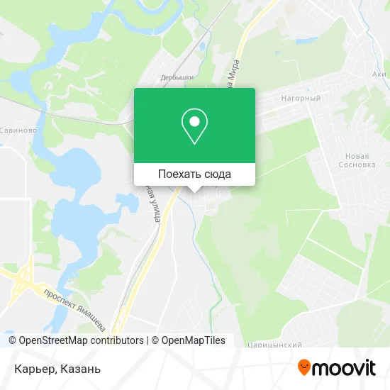 Карта Карьер
